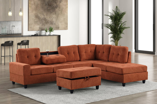 43Heights Sectional + Ottoman Set