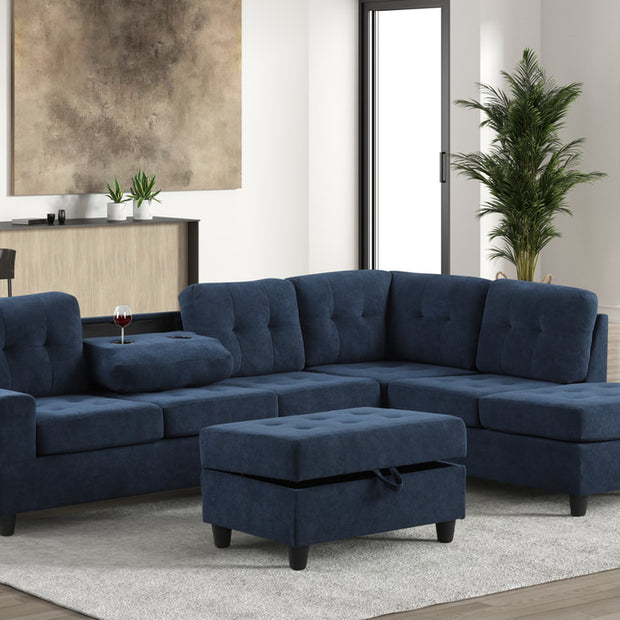 44Heights Sectional + Ottoman Set