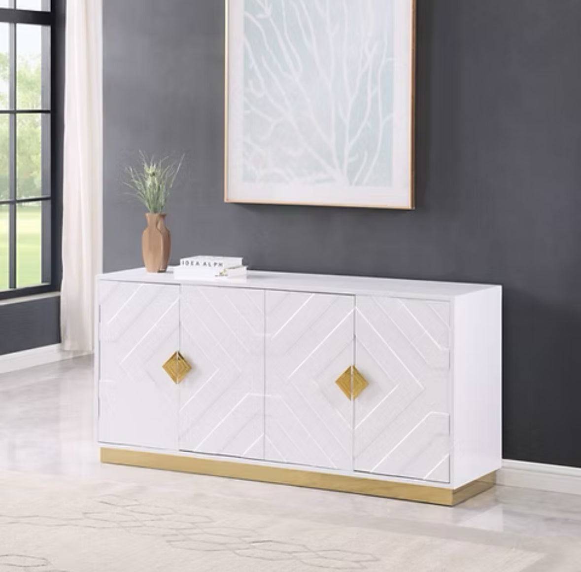 A-C13 Paros Console White