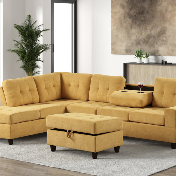 47Heights Sectional + Ottoman Set