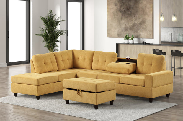 47Heights Sectional + Ottoman Set