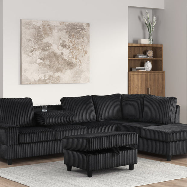 48Heights Sectional + Ottoman Set