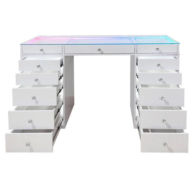 SlayStation Lumina Plus 2.0 Vanity Table w/ RGB Light