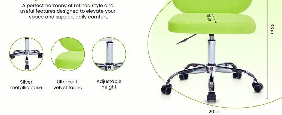 Keroppi Swivel Vanity Chair