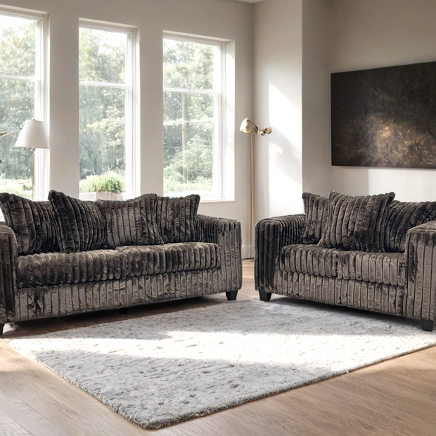 510 Chocolate - Sofa & Loveseat Set