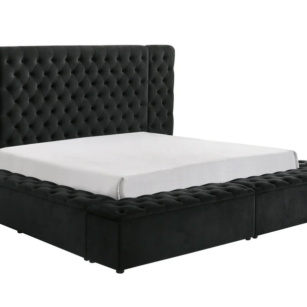 5203BK LILIANA BLACK BED