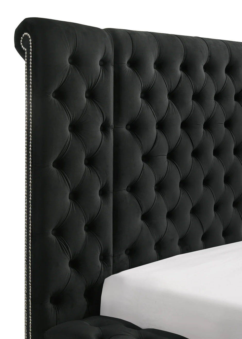 5203BK LILIANA BLACK BED