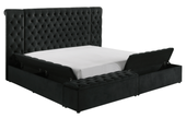 5203BK LILIANA BLACK BED