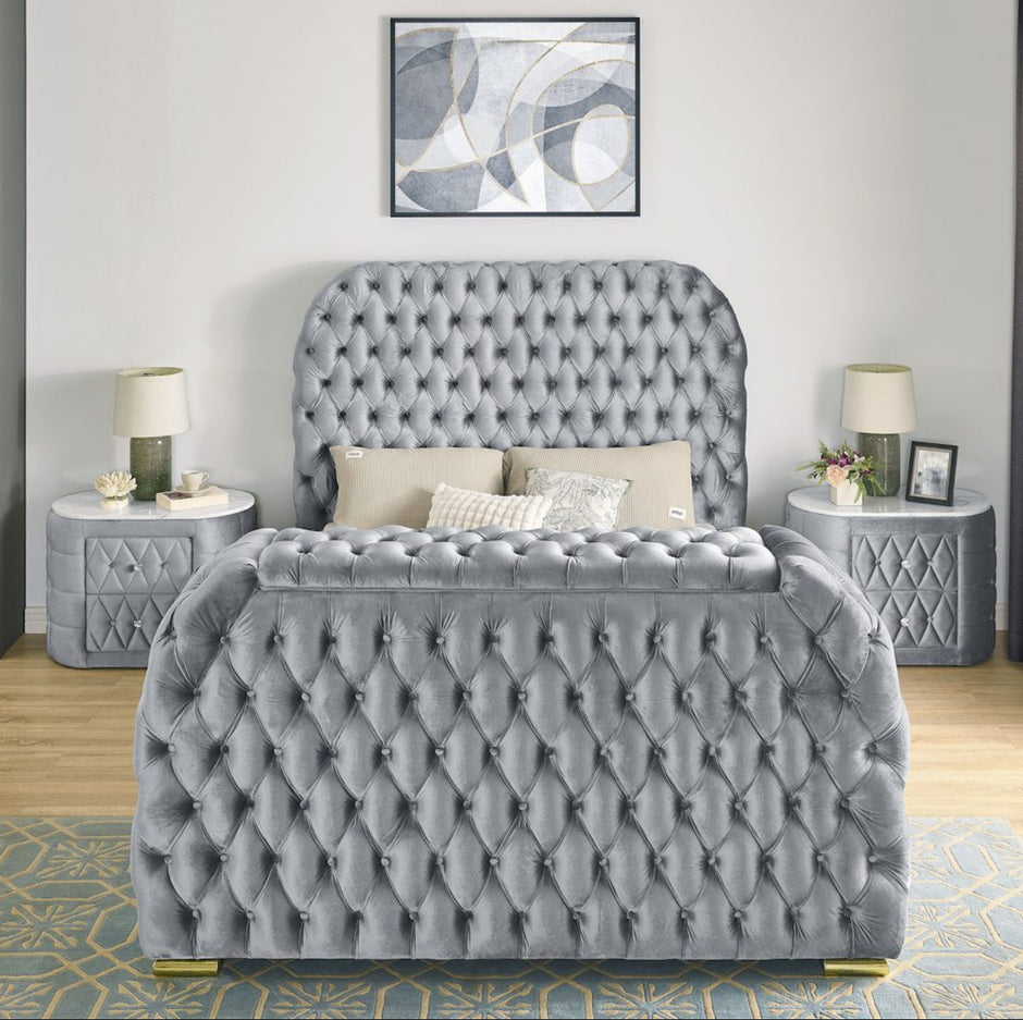 Cama Natalia Gris