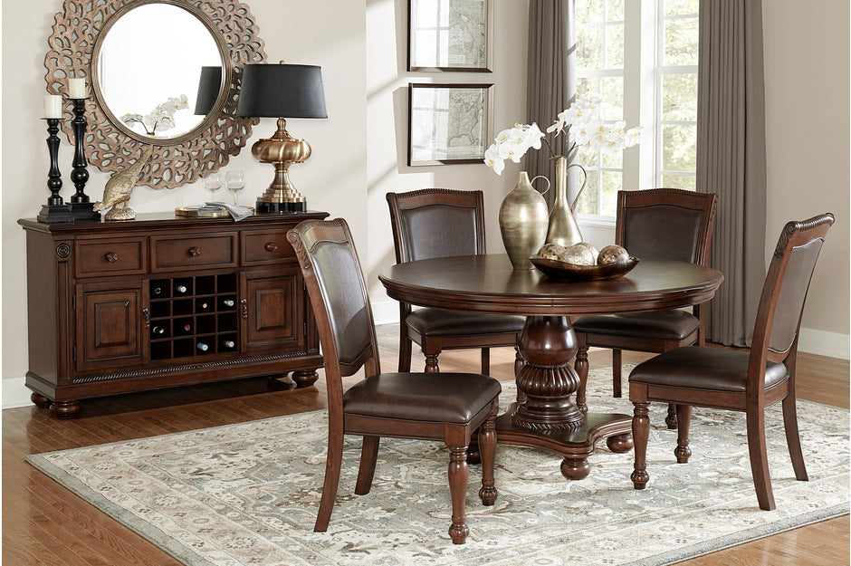 5473-54 Lordsburg Brown Dining Set