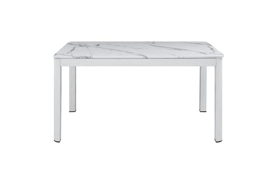 5918BES Hollis White Dining Set