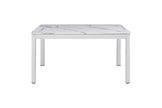 5918BES Hollis White Dining Set