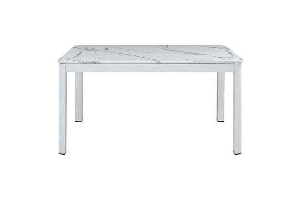 5918BES Hollis White Dining Set