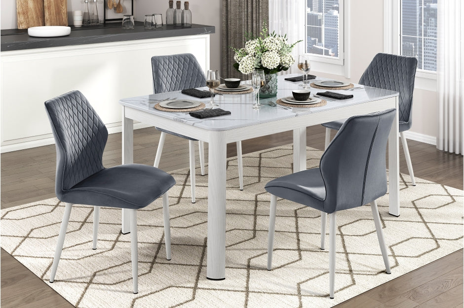 5918DGS Hollis Black Dining Set