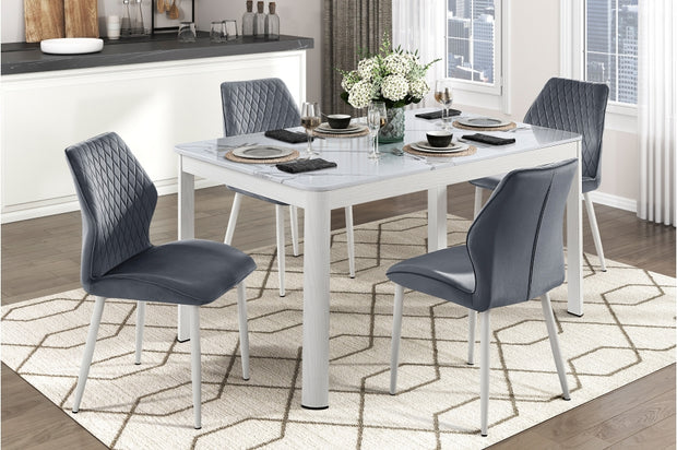 5918DGS Hollis Black Dining Set