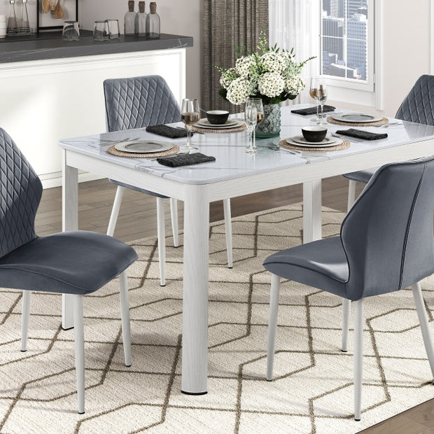5918DGS Hollis Black Dining Set
