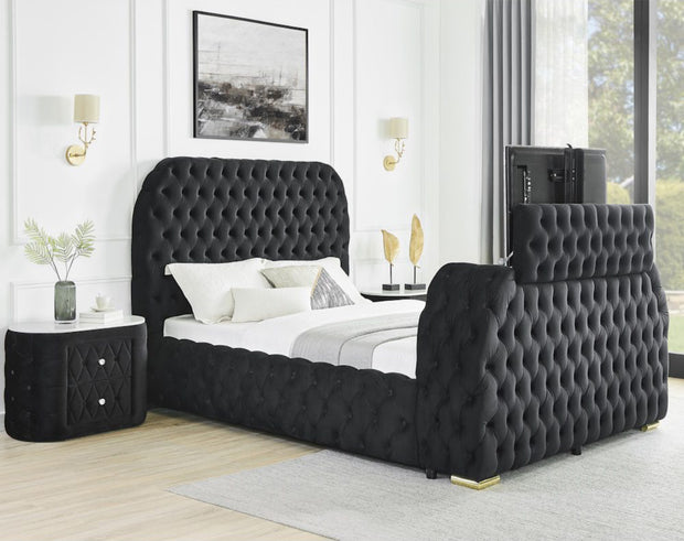 5115 Natalia Black Bed