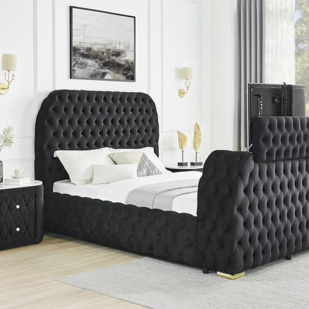 5115 Natalia Black Bed