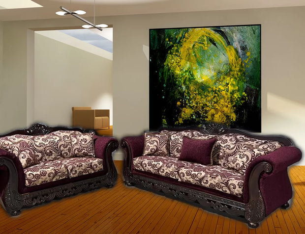 601 Red Sofa & Loveseat