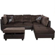 F107B Sectional + Ottoman