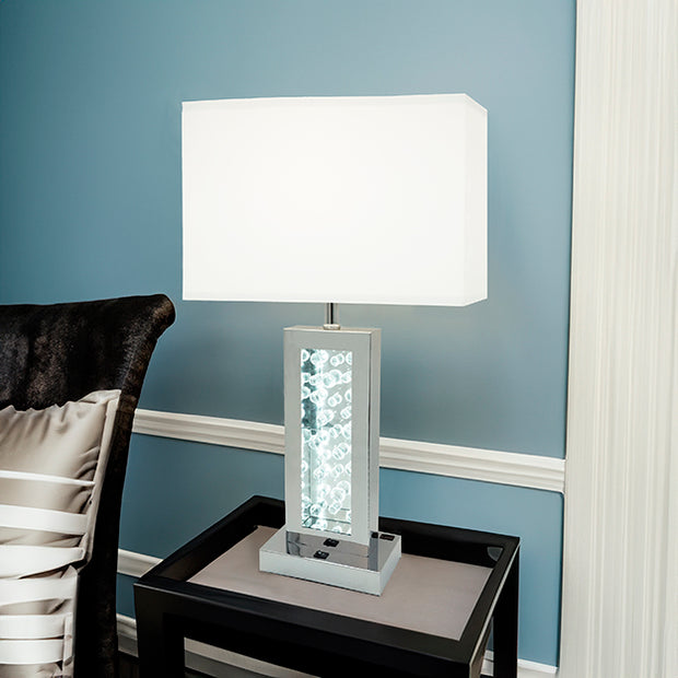 6247T MONICA LAMP CHROME-LED ACCENT