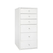 SlayStation 6 Drawer Makeup Vanity White Storage Unit