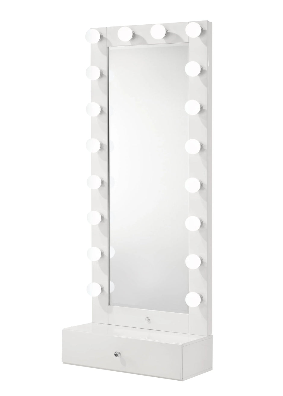 B4852WH-DB-SET LUXO TALL LIGHTED VANITY W/DRAWER