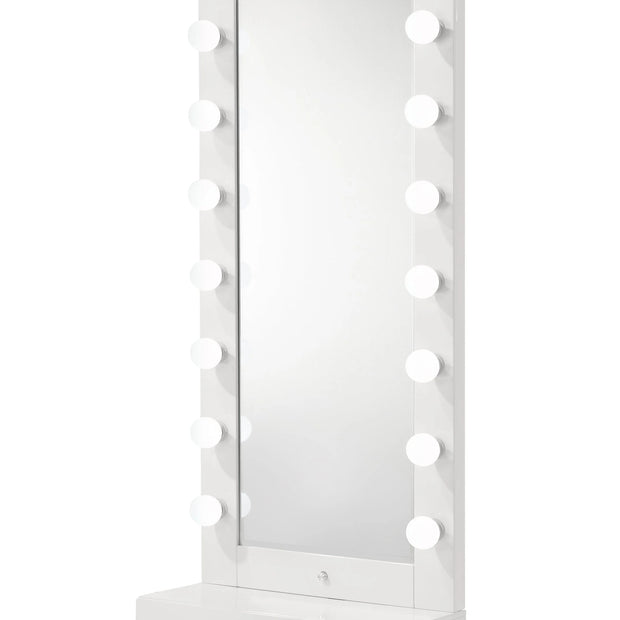 B4852WH-DB-SET LUXO TALL LIGHTED VANITY W/DRAWER