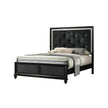 B4398 LILA BLACK BED