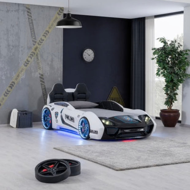 Thunder Police Carbed Twin Bed