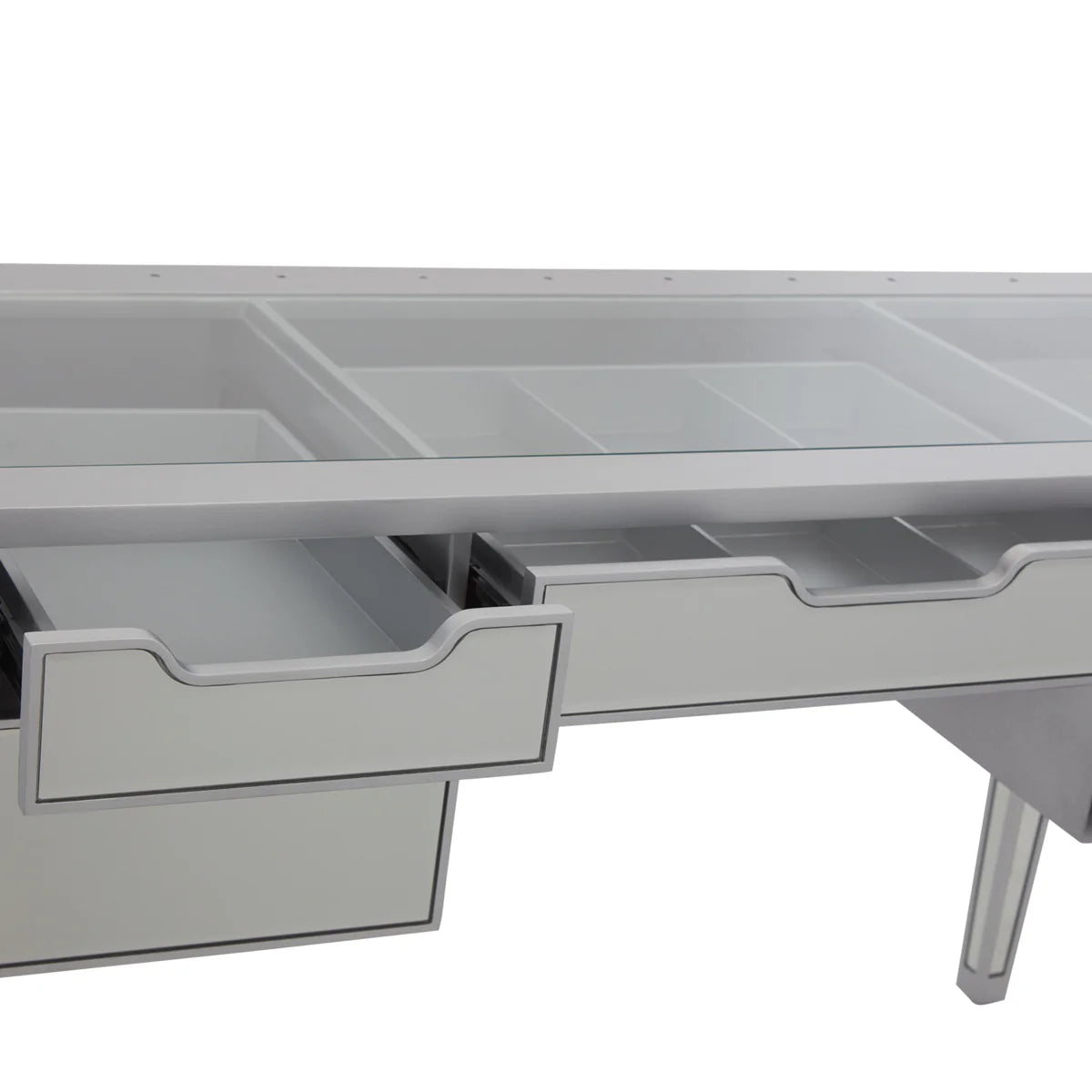 SlayStation Aria Premium Mirrored Vanity table