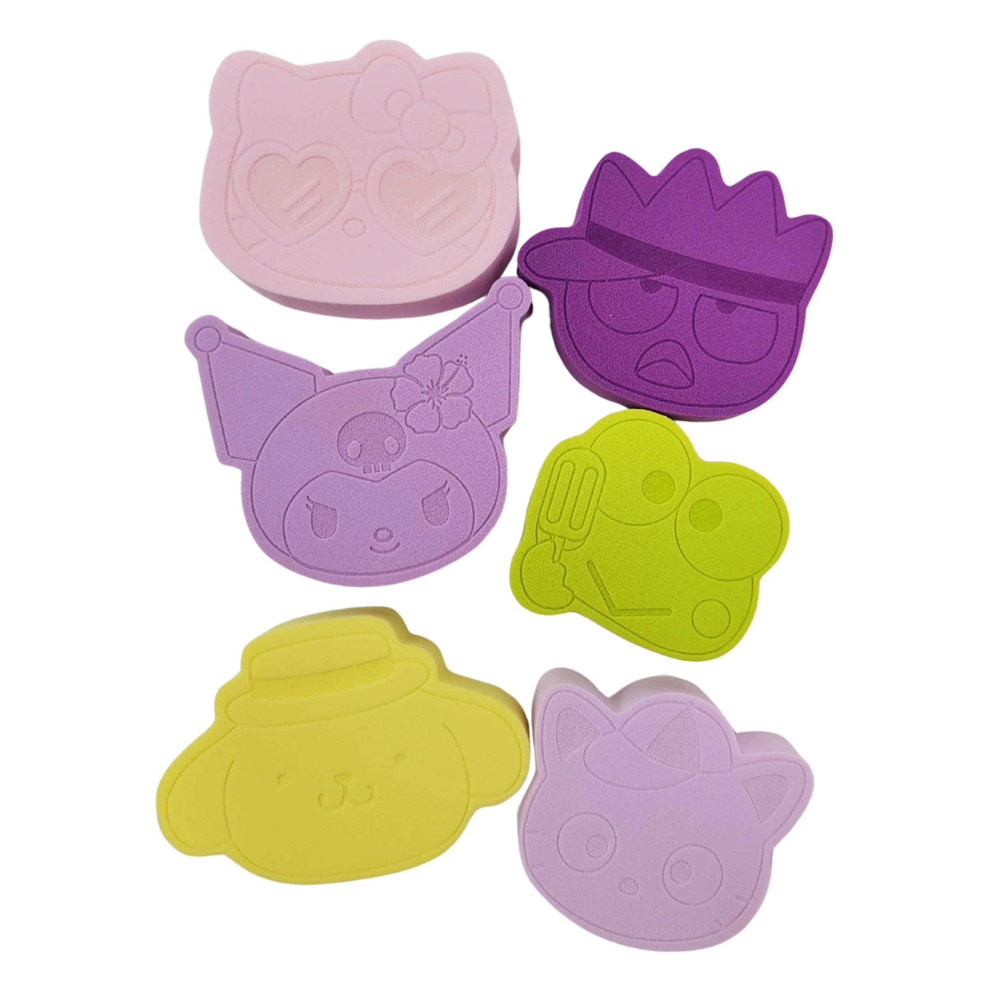 Hello Kitty & Friends “Vacay” 6-PC Sponge + Tray Set