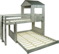 3344-TFRDG Twin/Full Campsite Loft