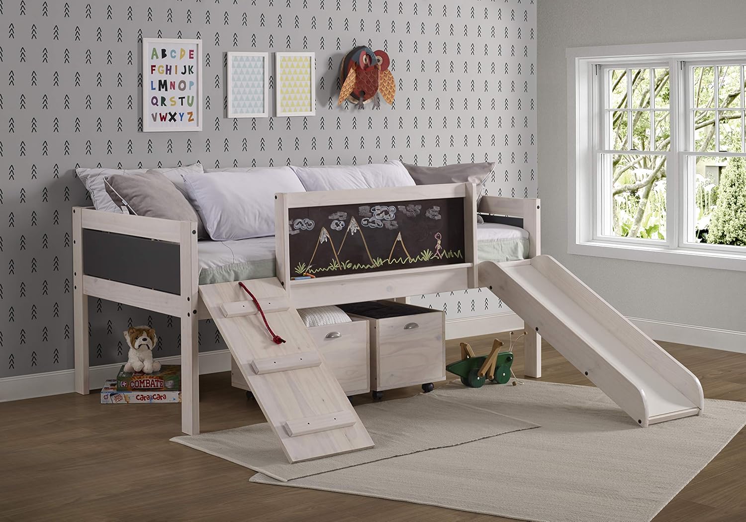 3005-TLWWDG Twin Art Play Junior Low Loft