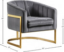 Carter Velvet Accent Chair