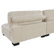 8555 4-Piece Modular Sectional with Ottoman
