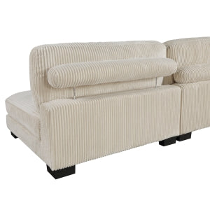 8555 4-Piece Modular Sectional with Ottoman