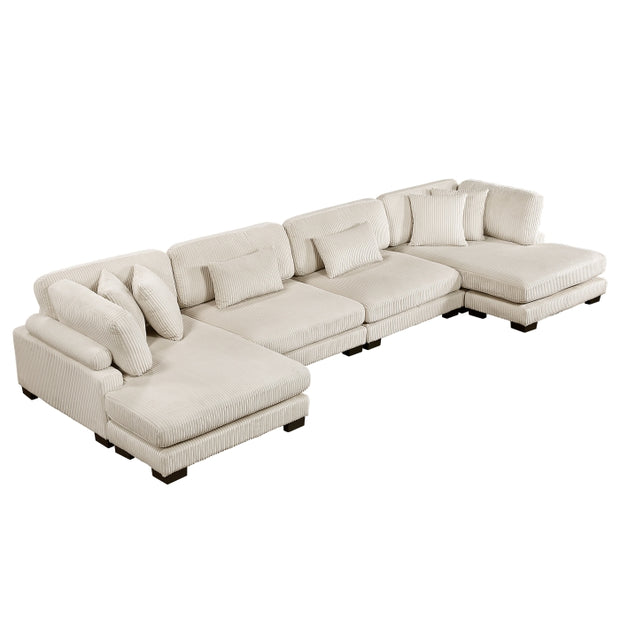 8555 4-PIECE MODULAR SECTIONAL WITH REVERSIBLE CHAISE