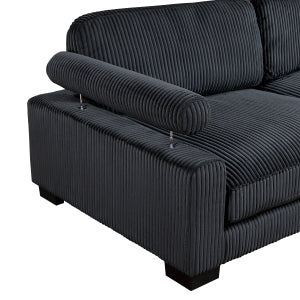 8555 4-Piece Modular Sectional with Ottoman