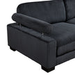 8555 4-Piece Modular Sectional with Ottoman
