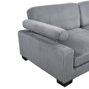 8555 4-Piece Modular Sectional with Ottoman