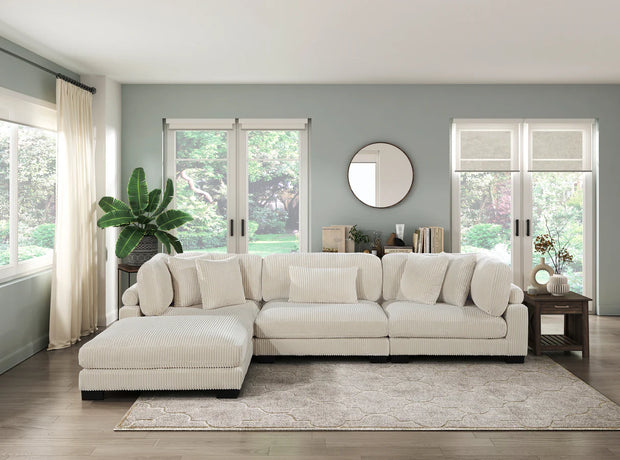 8555 4-Piece Modular Sectional with Ottoman