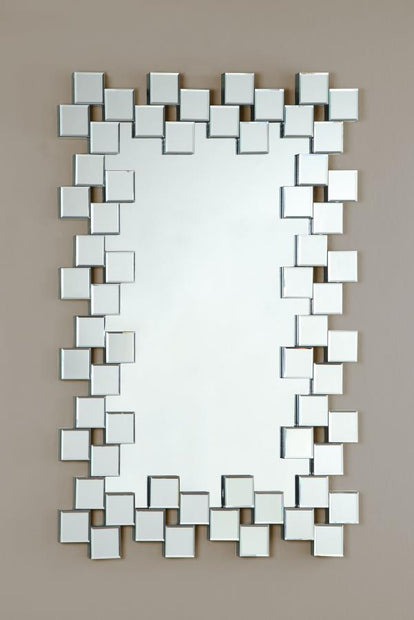 Pamela Rectangular Frameless Wall Mirror