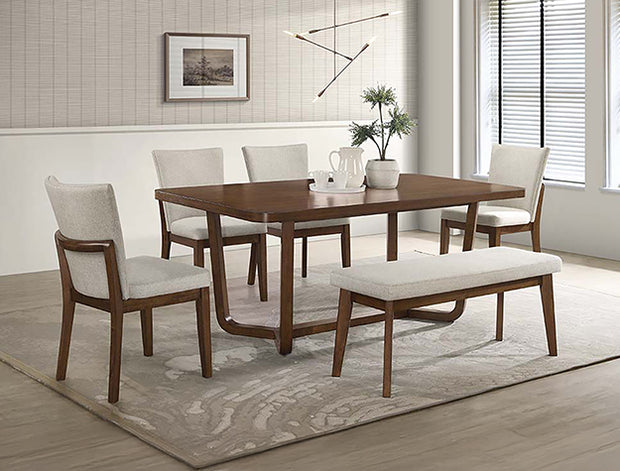 2311 SALERNO BROWN DINING SET