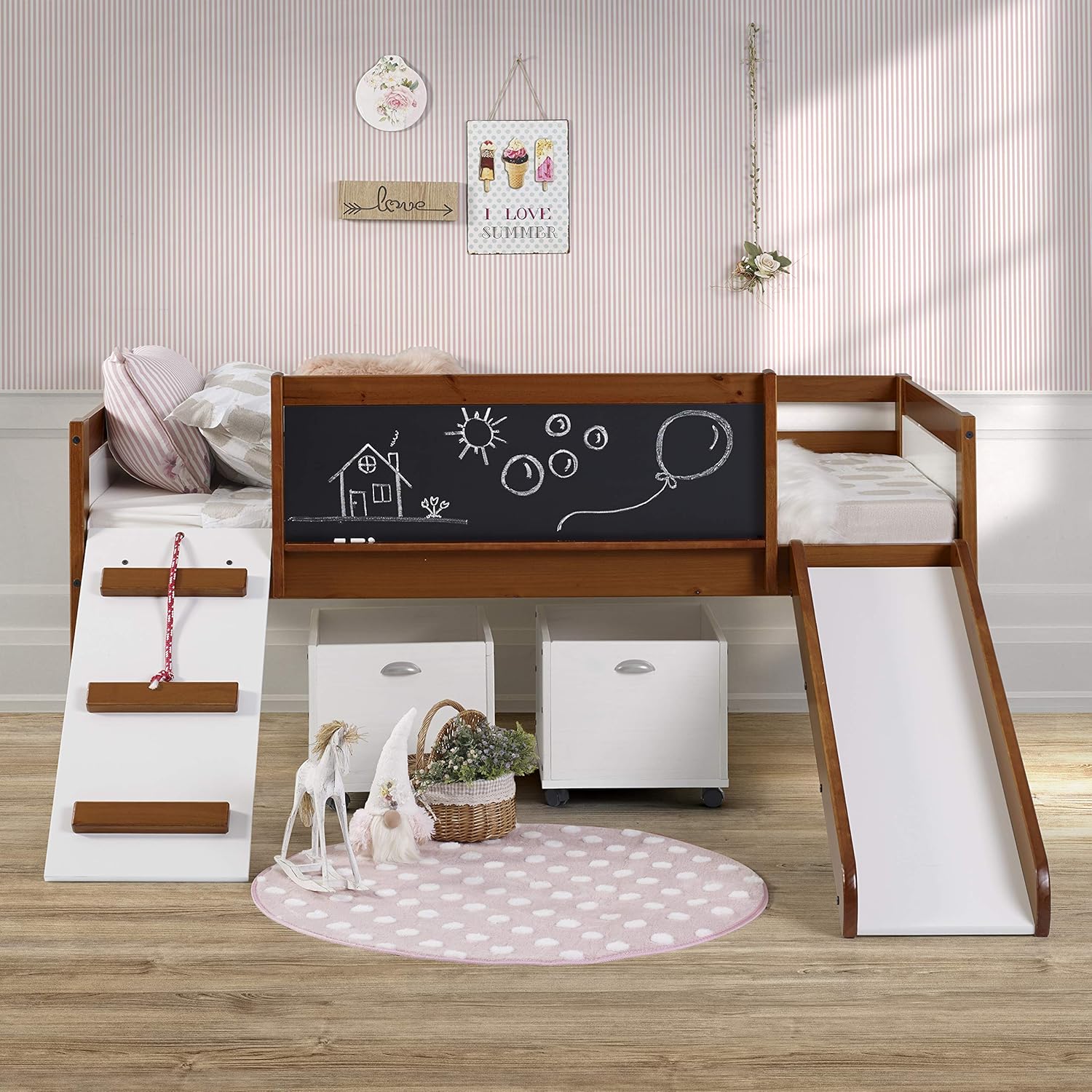 3005-TLE Twin Art Play Junior Low Loft