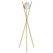 Yamileth 65-inch Spherical Bulb Metal Tripod Floor Lamp Gold