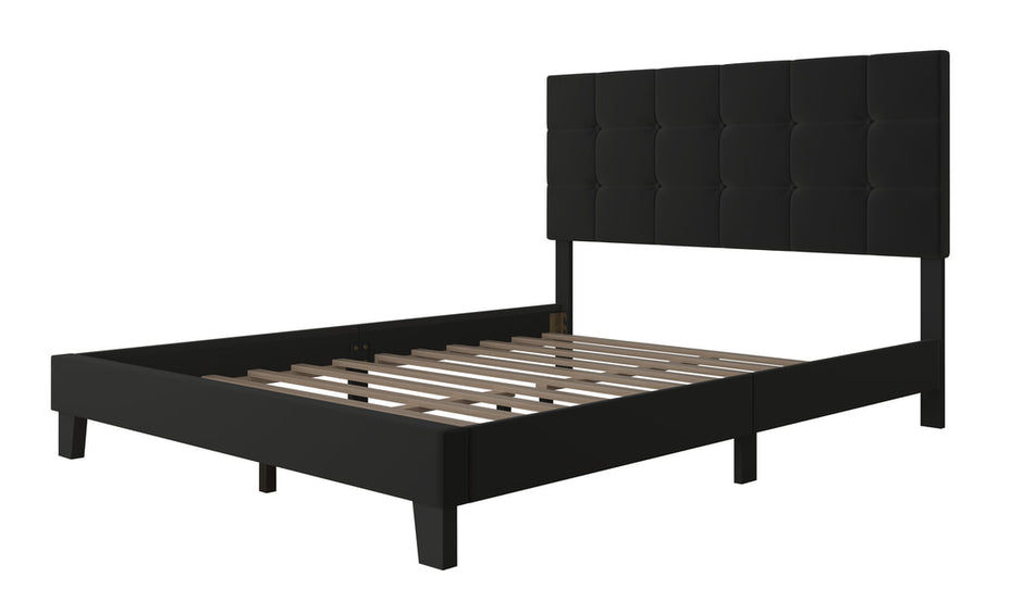 930 Black Platform Bed