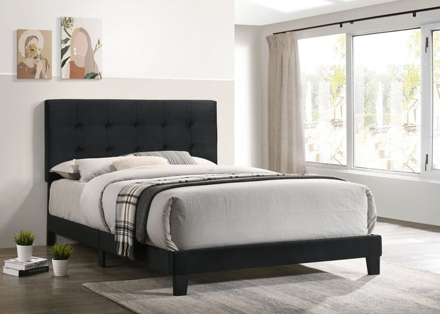 930 Black Platform Bed
