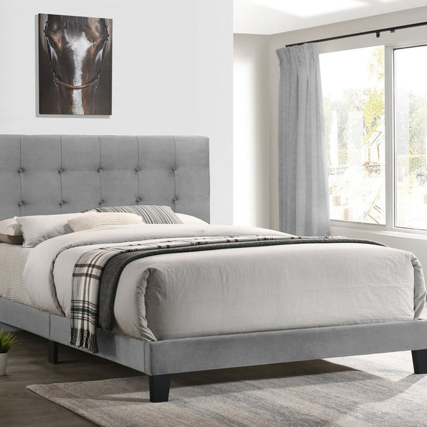 930 Gray Platform Bed