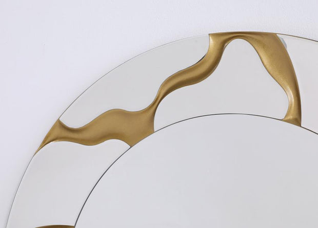Dorinda Wall Mirror Gold